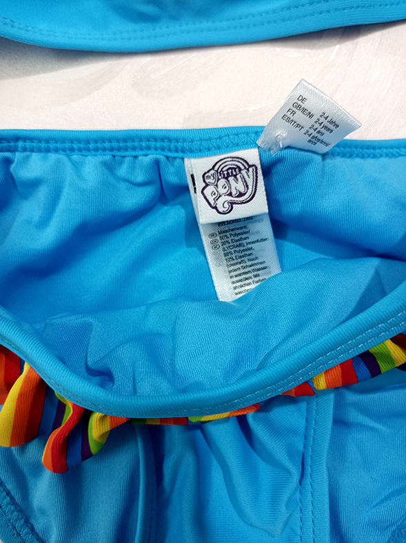 بیکینی دخترانه مدل نیم تنه برند پونی کد 2204994