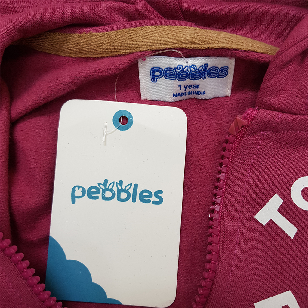 ست توپنبه ای دخترانه 38149 سایز 1 تا 10 سال مارک Pebbles   *