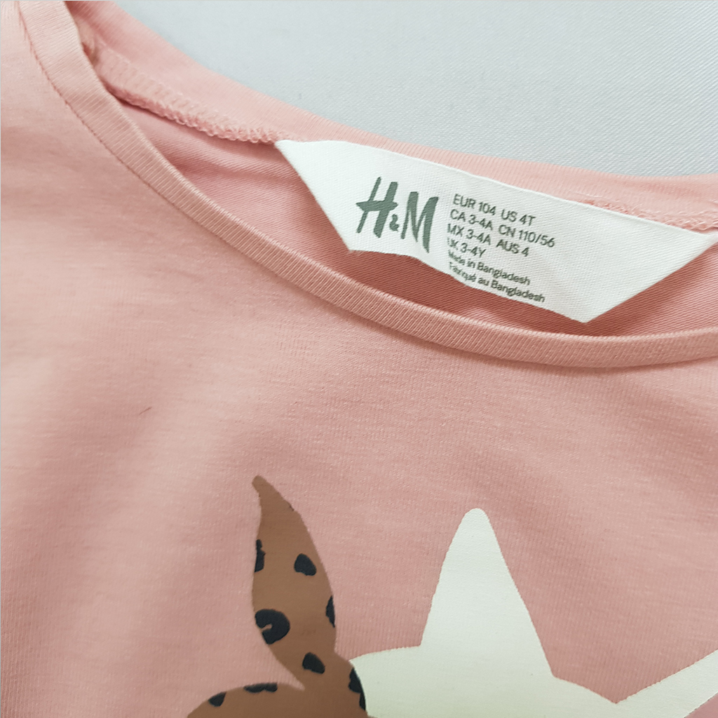 بلوز دخترانه 38386 سایز 1.5 تا 10 سال مارک H&M