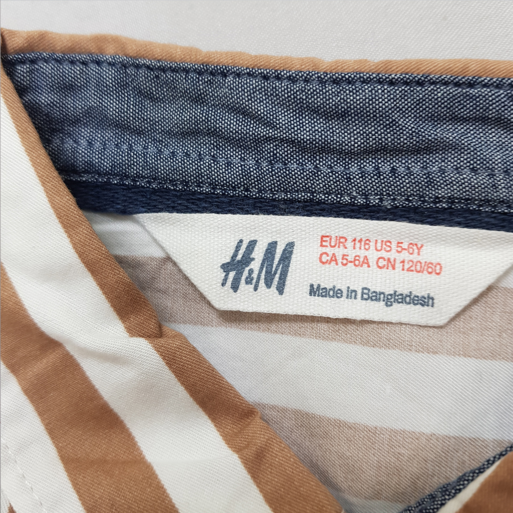 پیراهن پسرانه 38414 سایز 5 تا 10 سال مارک H&M