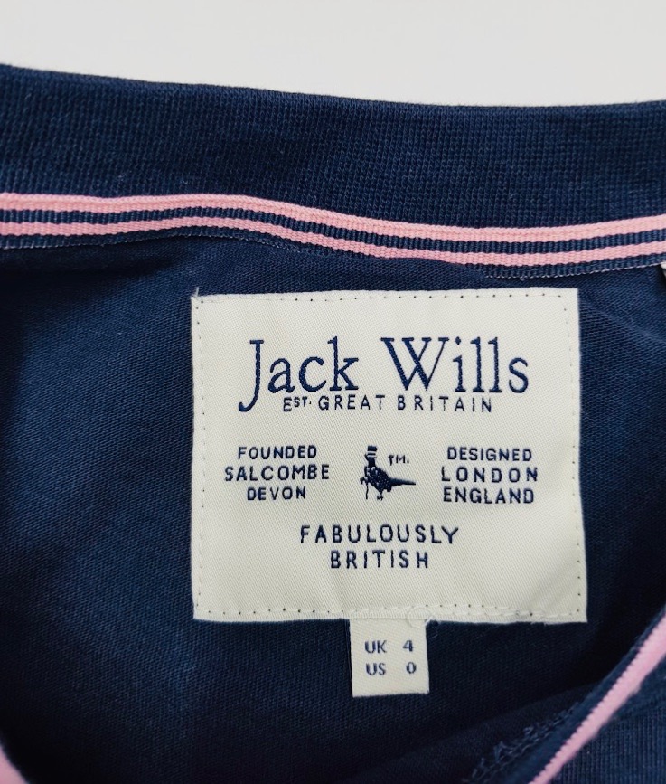 تی شرت زنانه سایز 6 UK برند Jack Wills کد 10086447