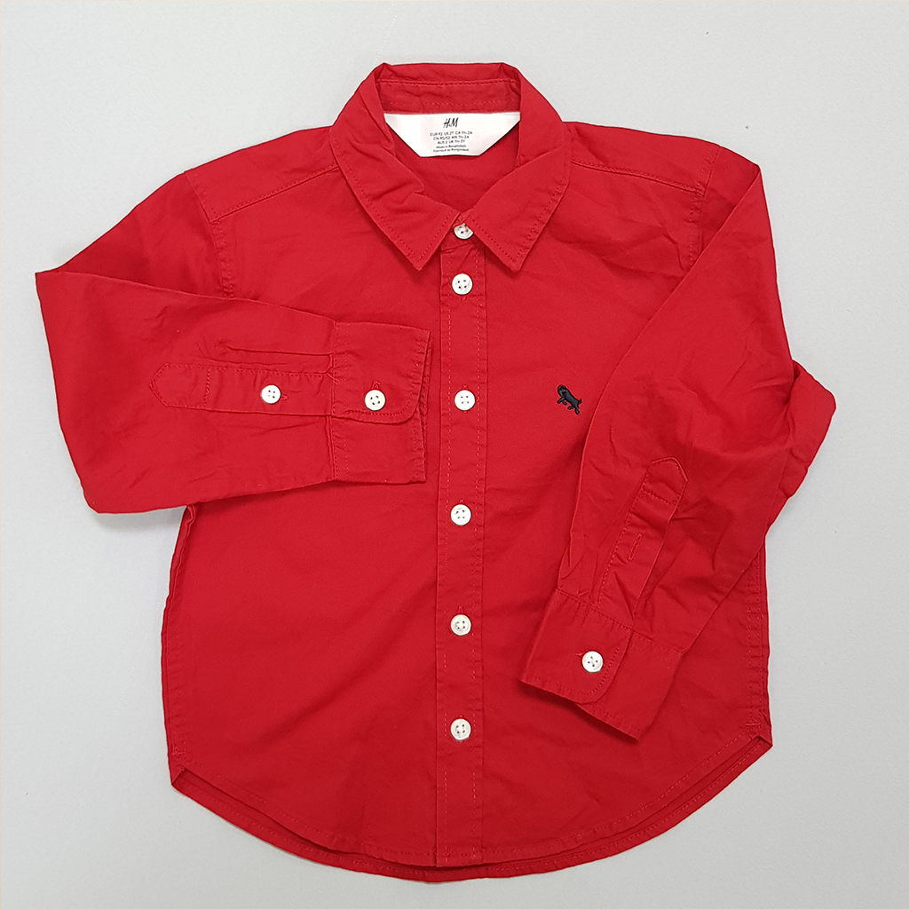 پیراهن پسرانه 40485 سایز 1.5 تا 9 سال کد 8 مارک H&M   *