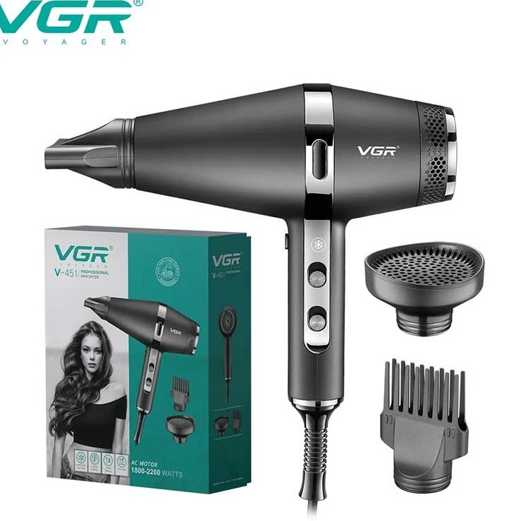 سشوار حرفه ای وی جی ار مدل V 451 کد 802070