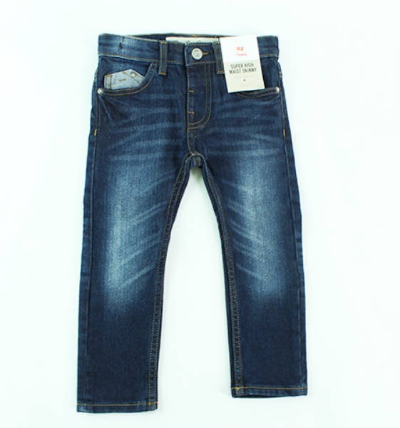 شلوار جینز 150085 سایز 2 تا 9 سال مارک denim co محصول بنگلادش