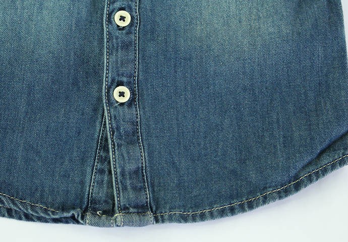 پیراهن جینز پسرانه 100333 سایز 3 تا 7 سال مارک TRISSI محصول بنگلادش