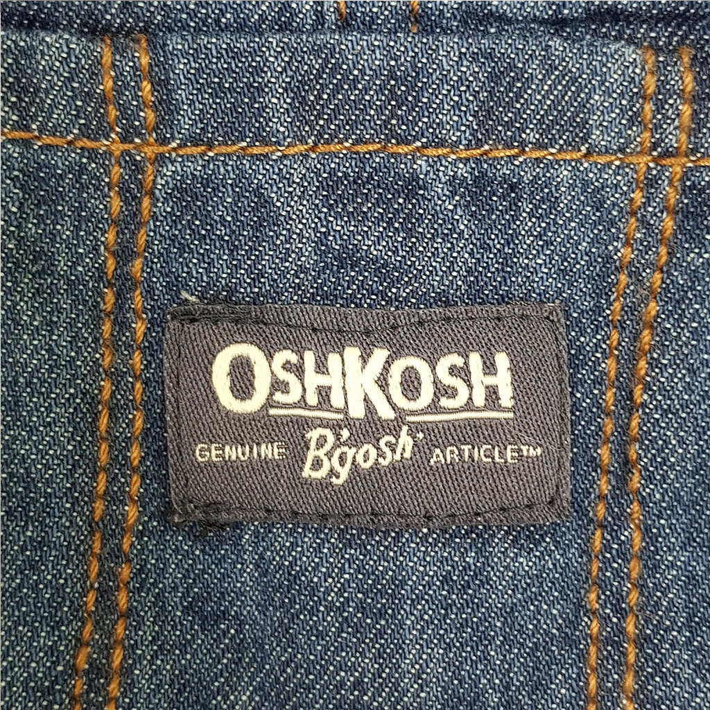 پیشبندار جینز 23598 سایز 3 ماه تا 5 سال مارک OSHKOSH