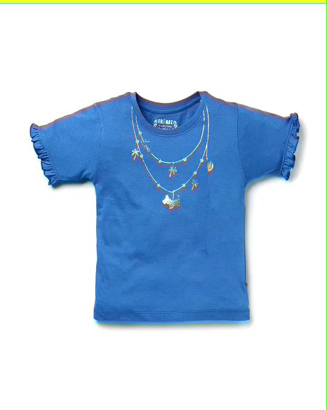 تی شرت دخترانه 23906 سایز 2 تا 8 سال مارک FRENDZ