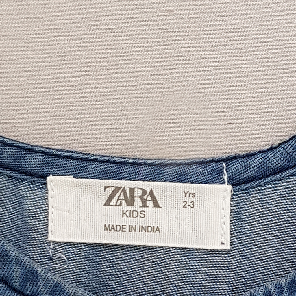 سارافون دخترانه 24543 سایز 2 تا 11 سال مارک ZARA