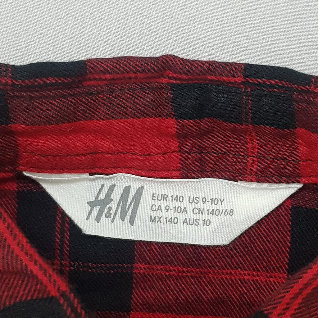 پیراهن پسرانه 25252 سایز 8 تا 14 سال کد 3 مارک H&M