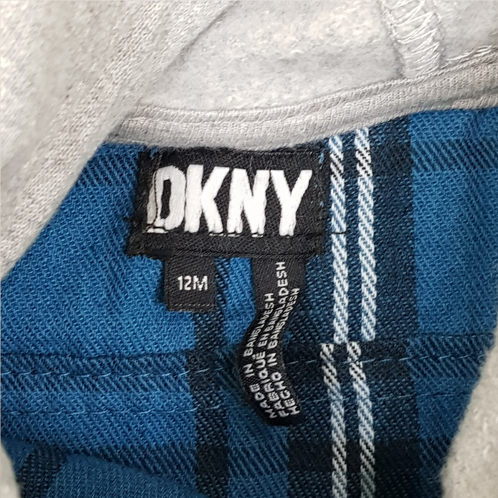 پیراهن کلاه دار 25558 سایز 6 ماه تا 12 سال مارک DKNY