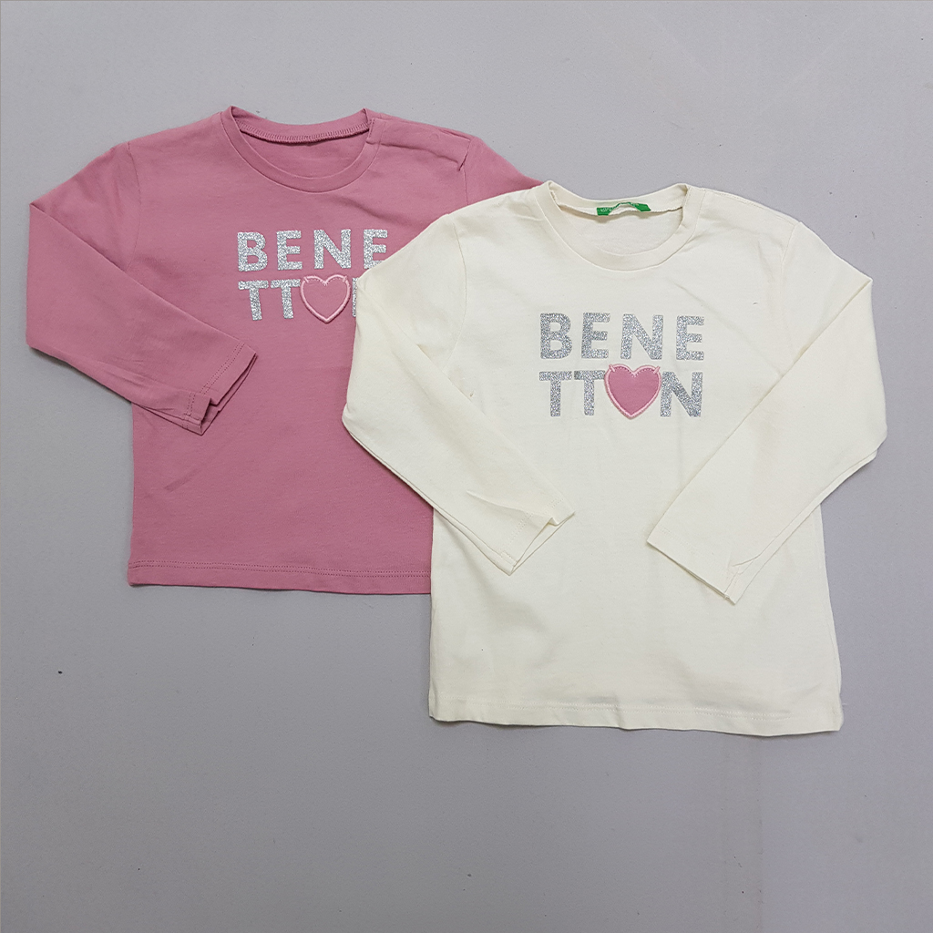 بلوز دخترانه 25579 سایز 1 تا 3 سال کد 2 مارک United of color benetton   *