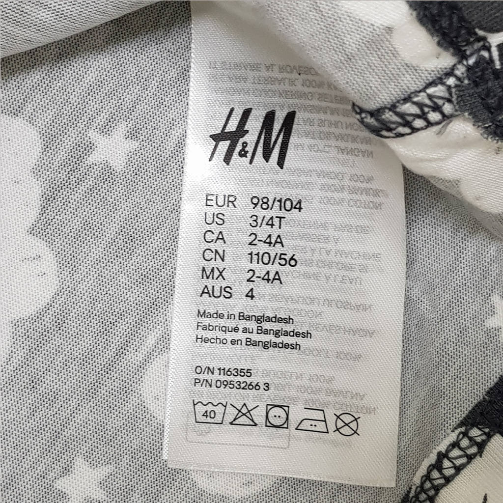 ست بچگانه 25871 سایز 2 تا 10 سال کد 1 مارک H&M