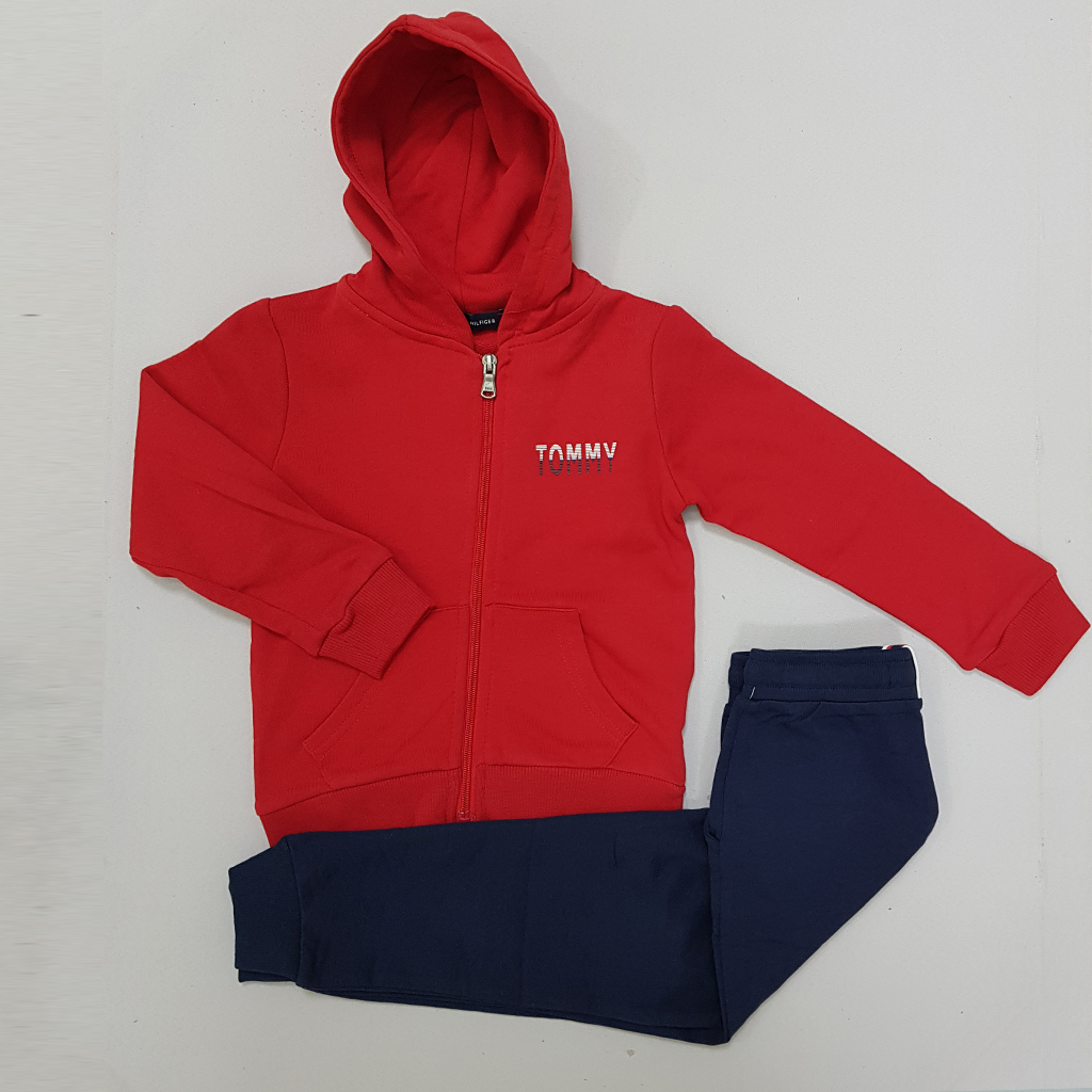 ست سویشرت شلوار پسرانه 25982 سایز 2 تا 8 سال مارک TOMMY