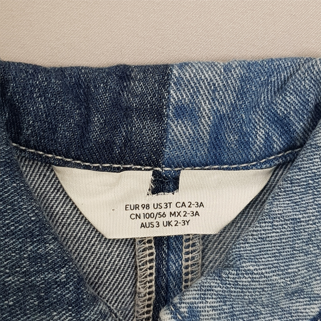 کت جینز بچگانه 26023 سایز 1.5 تا 10 سال کد 1 مارک H&M