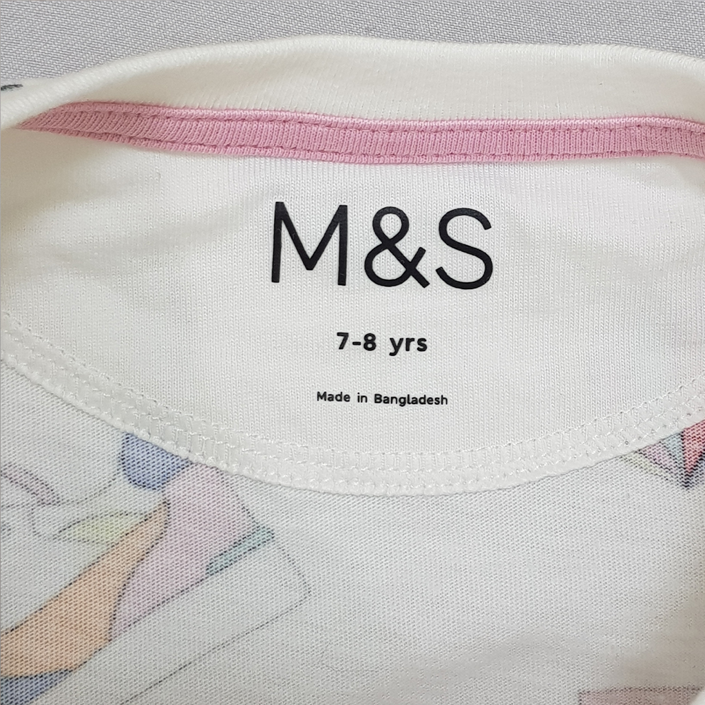 بلوز بچگانه 26354 سایز 7 تا 16 سال کد 1 مارک M&S