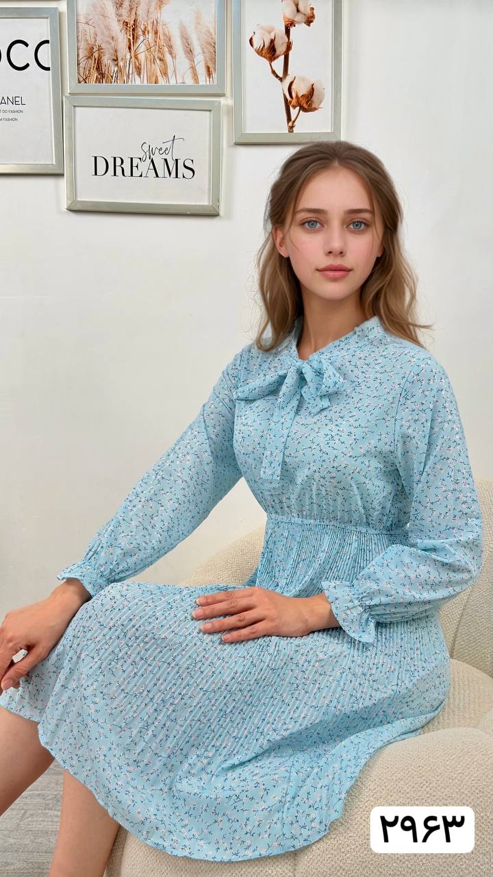 پیراهن گلدار زنانه کد 416564