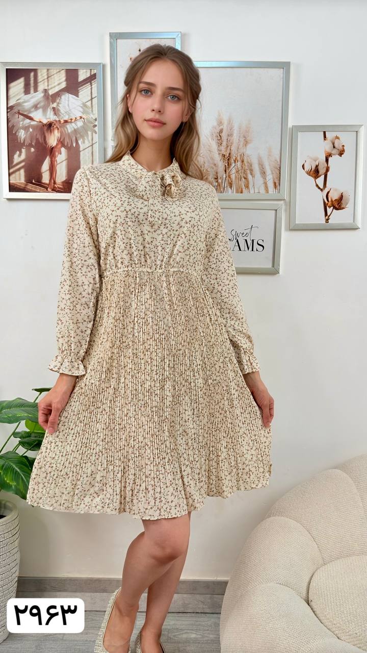 پیراهن گلدار زنانه کد 416564