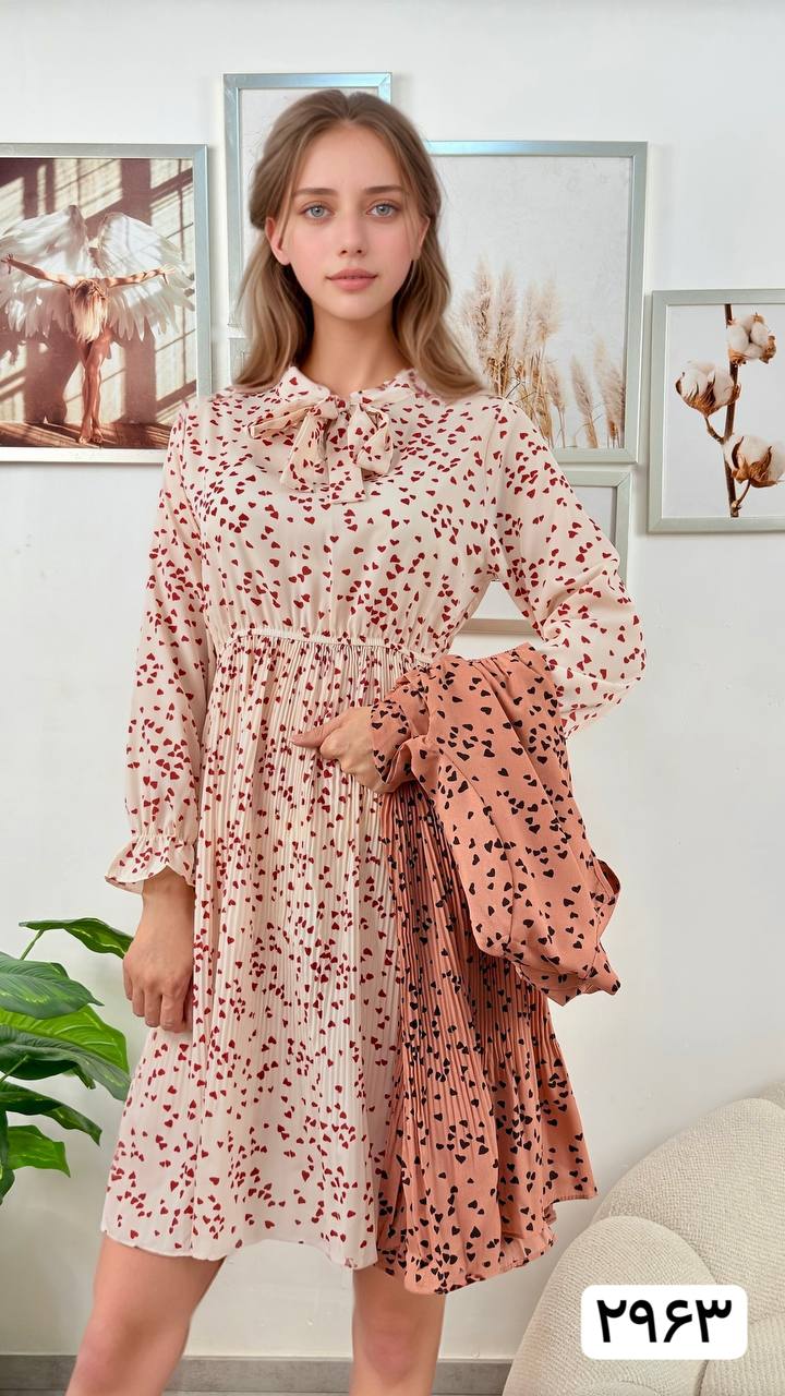 پیراهن گلدار زنانه کد 416564