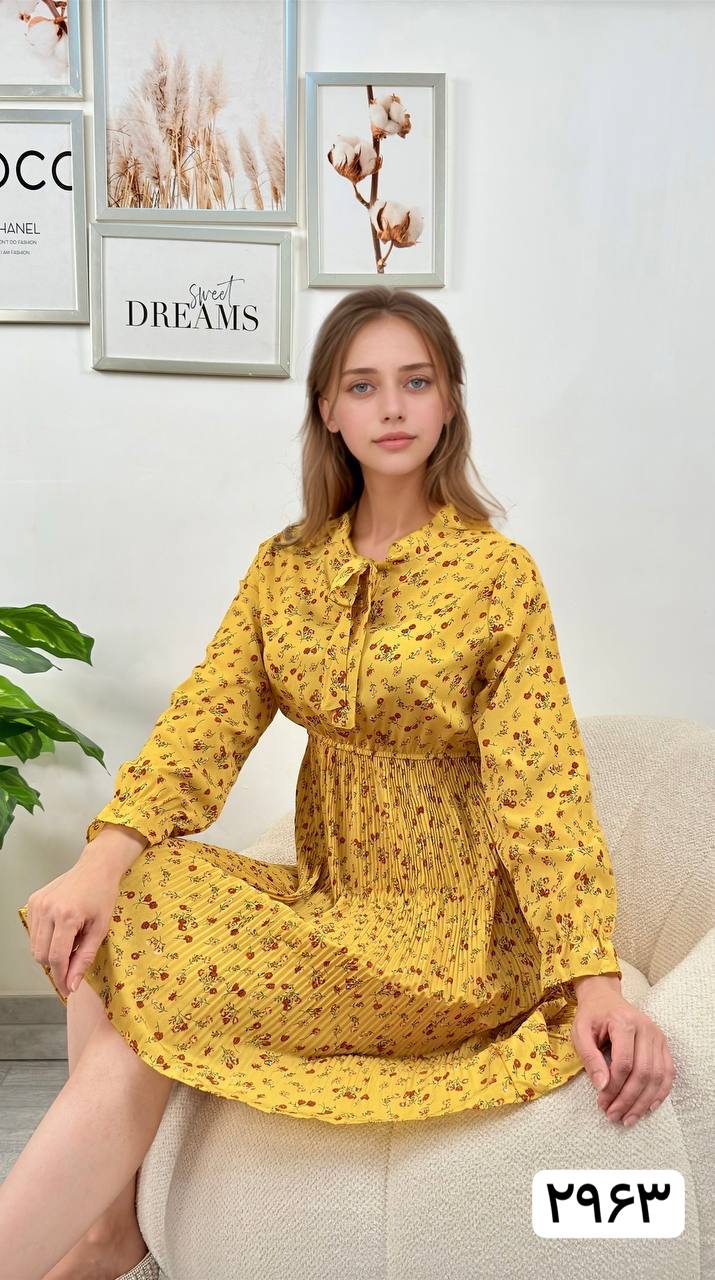 پیراهن گلدار زنانه کد 416564