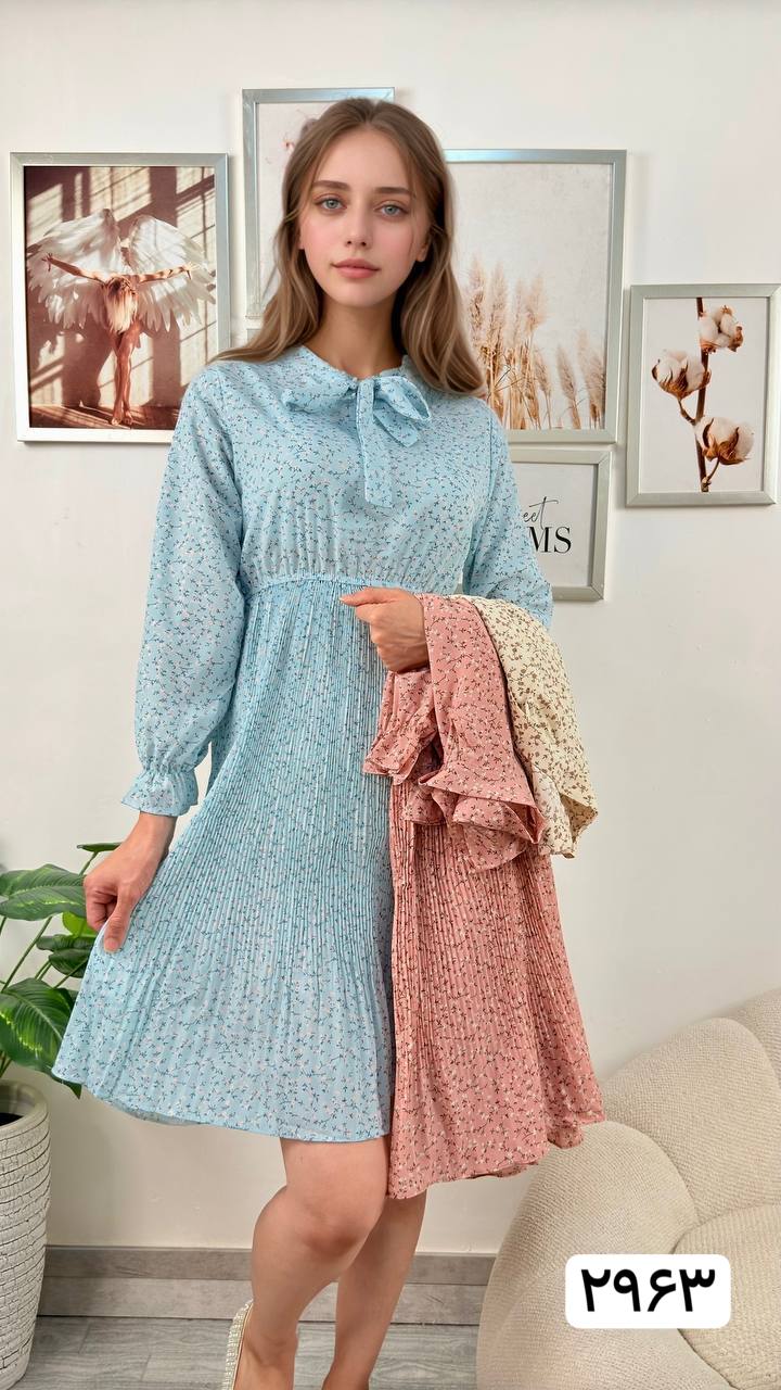پیراهن گلدار زنانه کد 416564