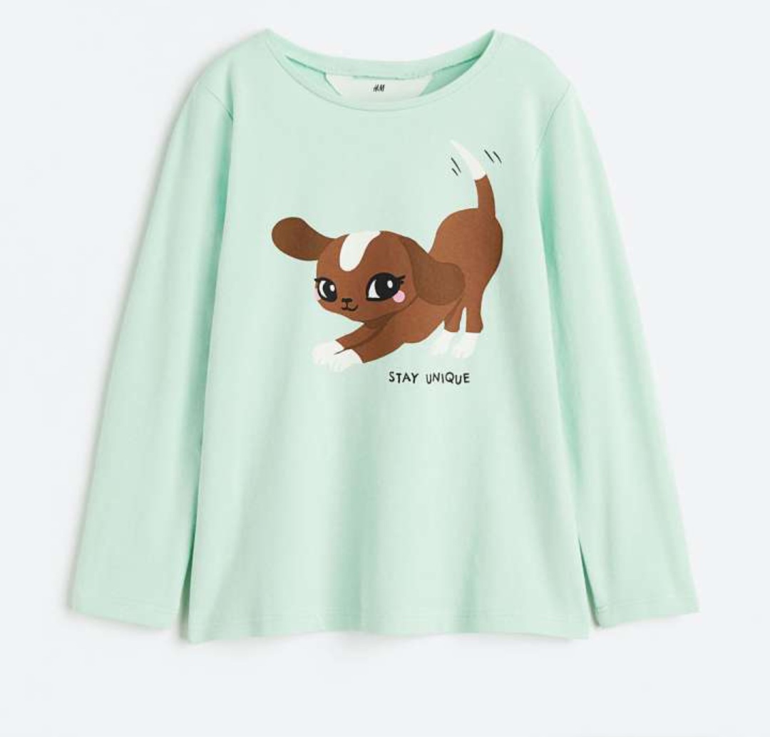 بلوز دخترانه 26379 سایز 1.5 تا 12 سال مارک H&M