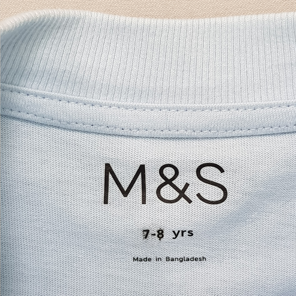 تی شرت پسرانه 27391 سایز 6 تا 16 سال مارک M&S