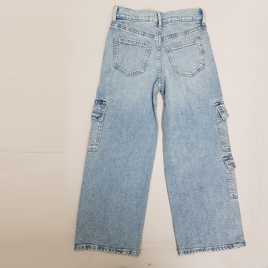شلوار جینز دخترانه 27556 سایز 8 تا 15 سال مارک H&M
