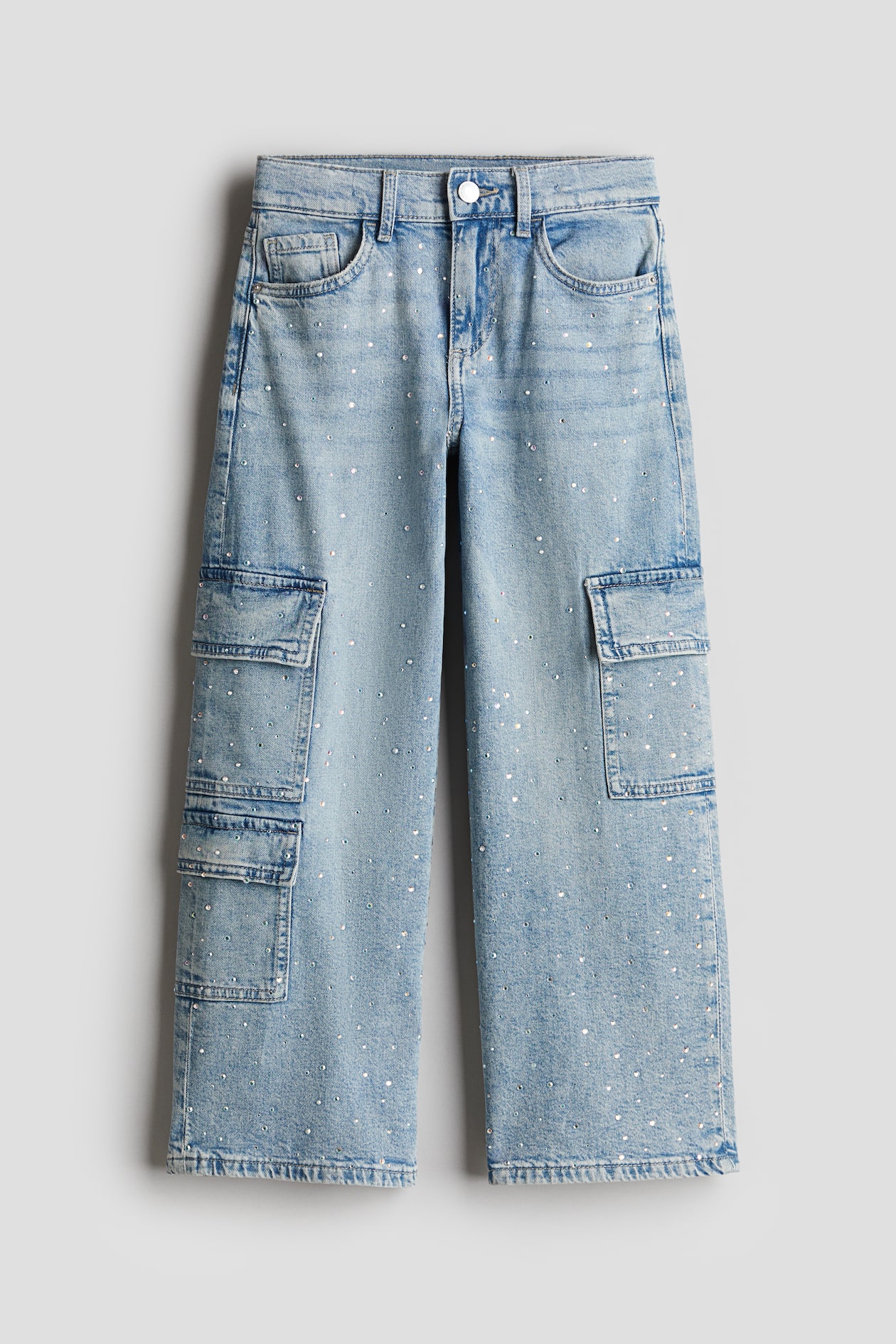 شلوار جینز دخترانه 27556 سایز 8 تا 15 سال مارک H&M