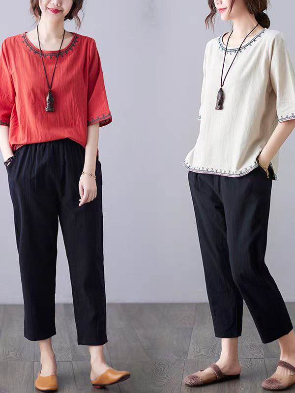 بلوز نخ کنفی زنانه کد 417203