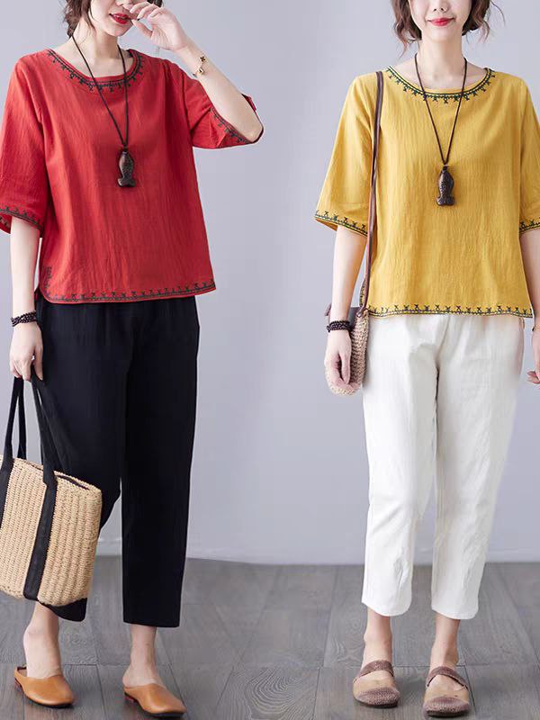 بلوز نخ کنفی زنانه کد 417203