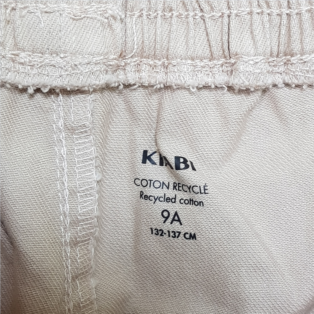 شلوار کتان دخترانه 27850 سایز 4 تا 12 سال مارک KIABI