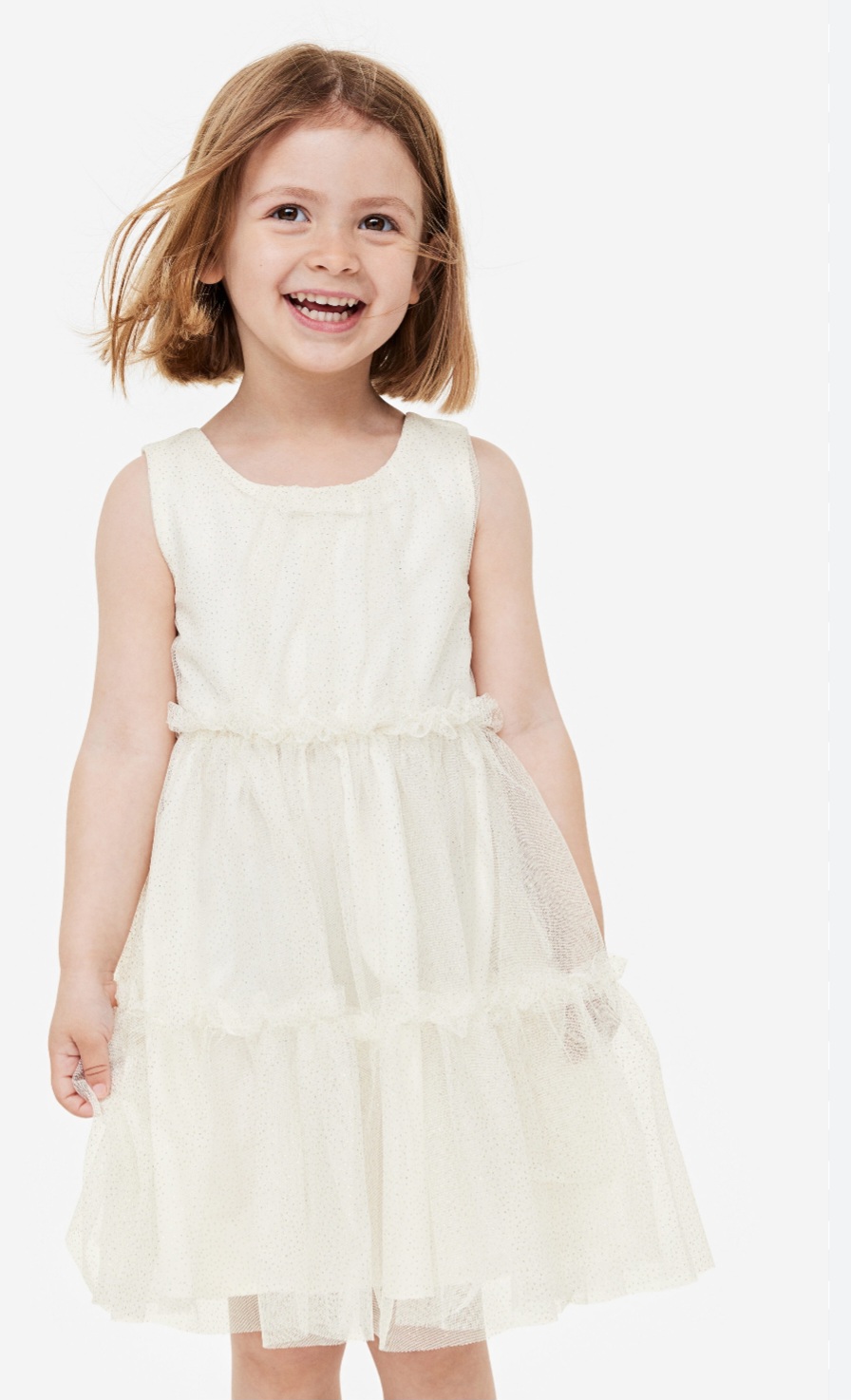 سارافون دخترانه 27746 سایز 1.5 تا 12 سال  مارک H&M