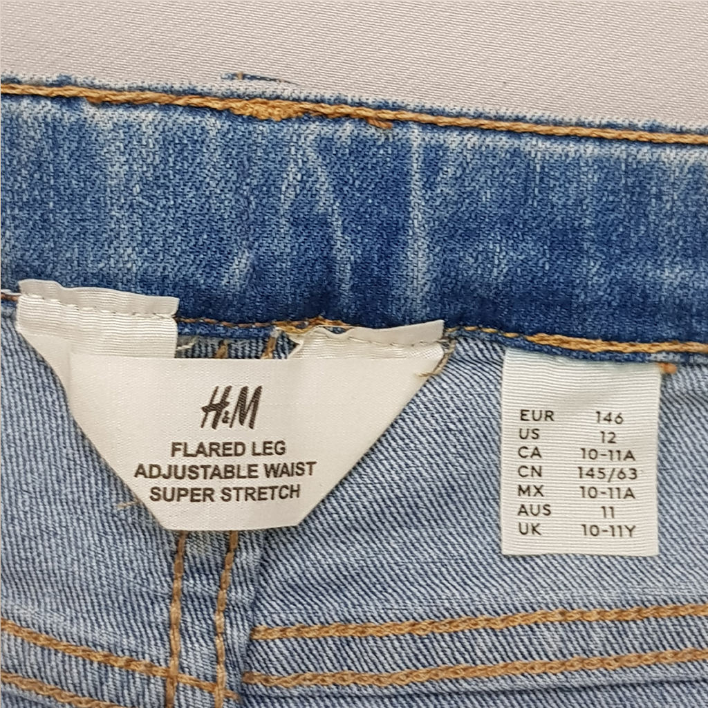 شلوار بوت کات دخترانه 27711 سایز 10 تا 15 سال مارک H&M