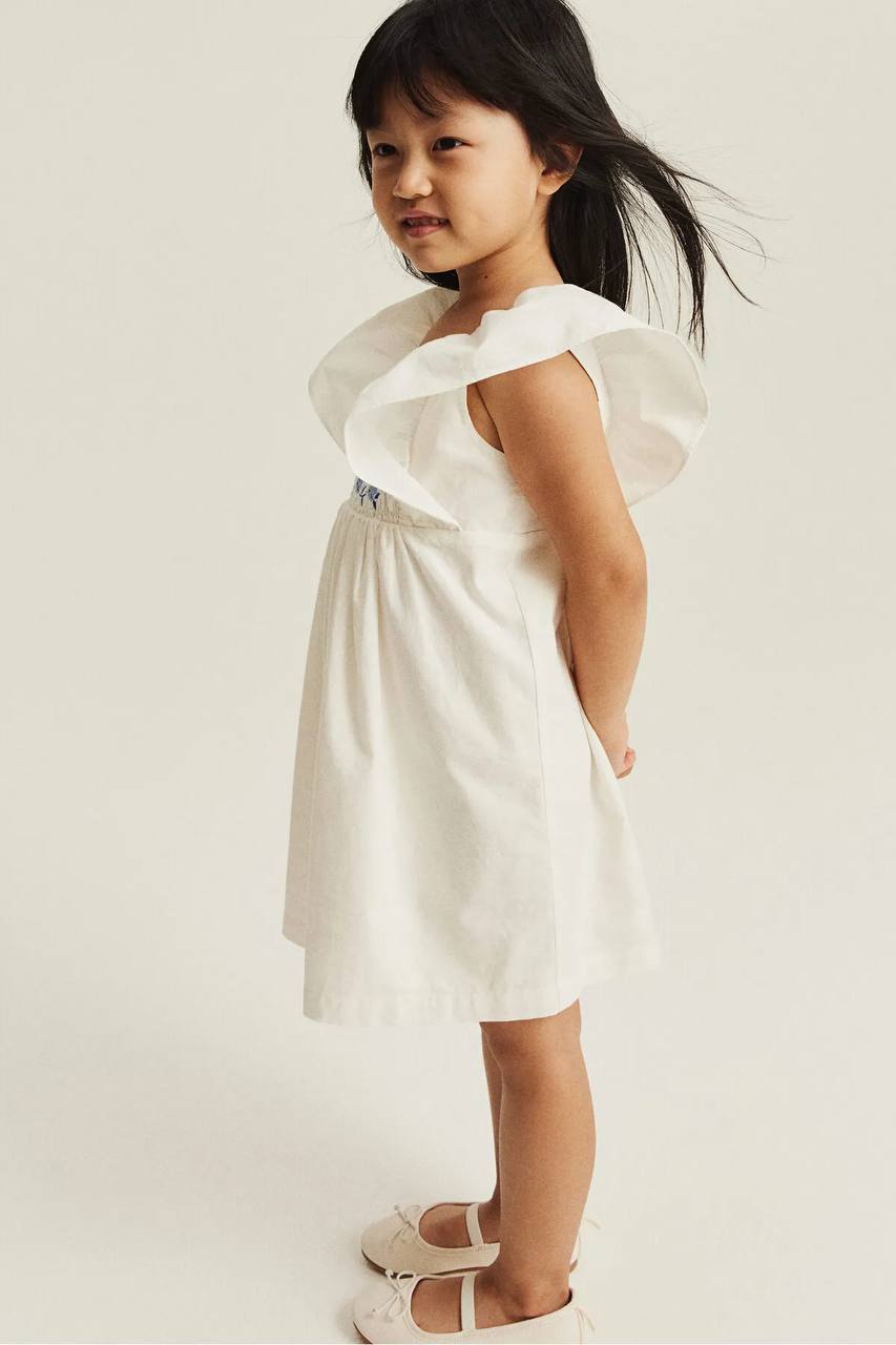 سارافون دخترانه 27743 سایز 1.5 تا 12 سال مارک H&M