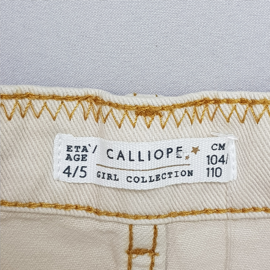 شلوارک جینز دخترانه 27798 سایز 4 تا 14 سال مارک Calliope