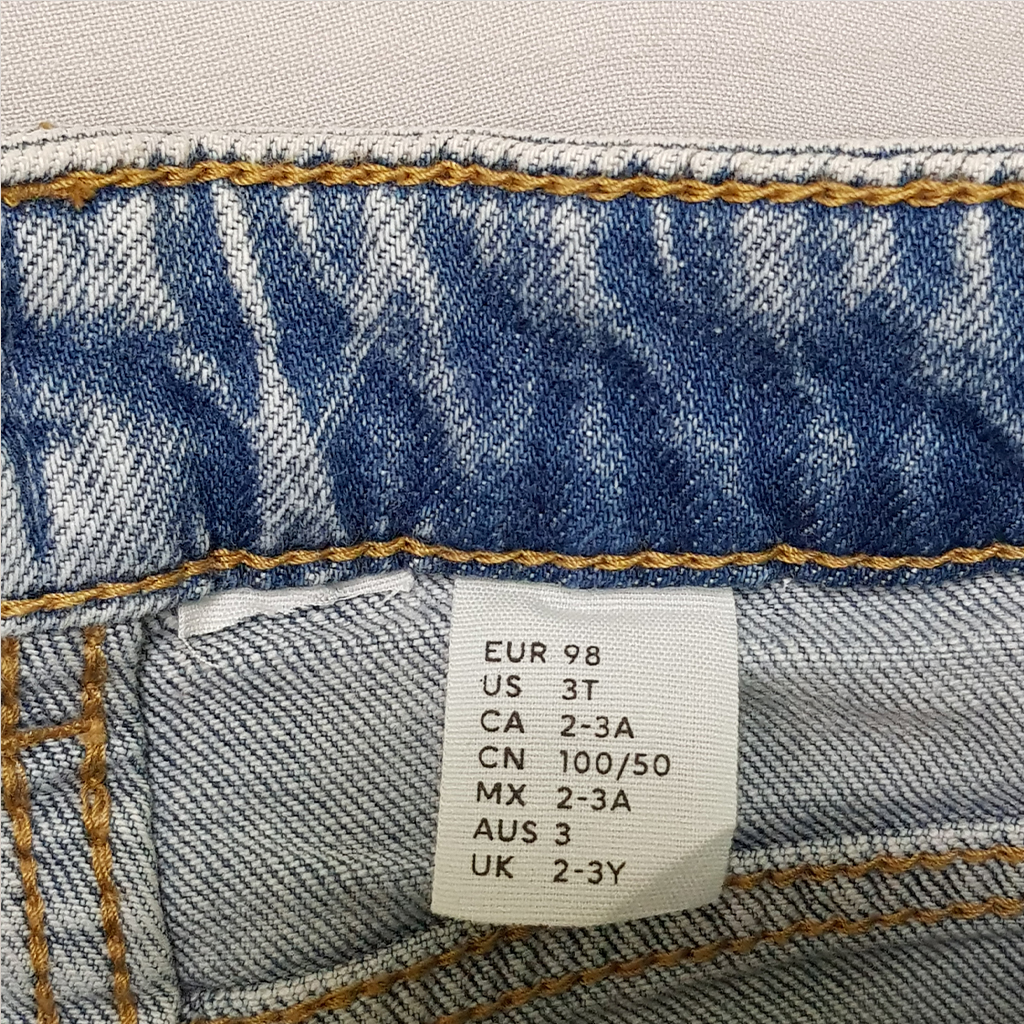 شلوار جینز پسرانه 27780 سایز 3 تا 10 سال مارک H&M