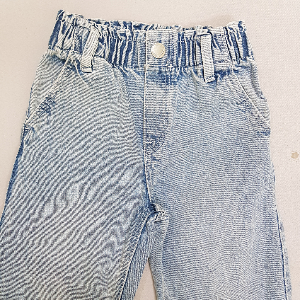 شلوار جینز دخترانه 27710 سایز 1.5 تا 12 سال کد 1 مارک H&M