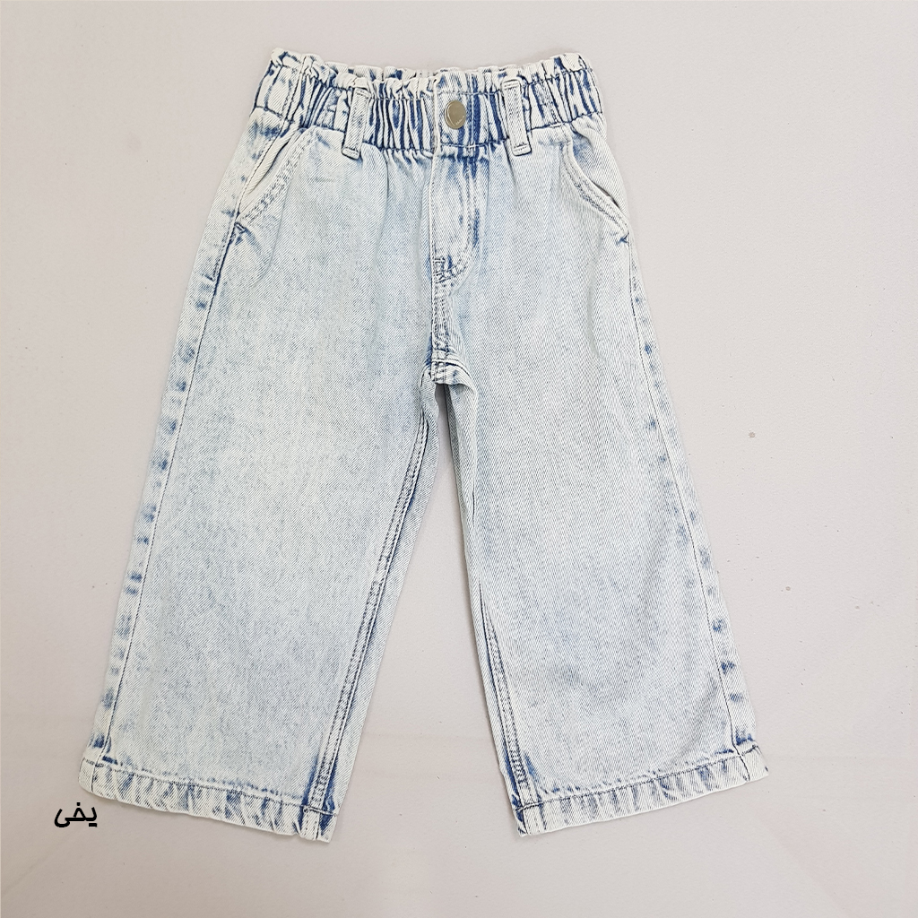 شلوار جینز دخترانه 27710 سایز 1.5 تا 12 سال کد 1 مارک H&M