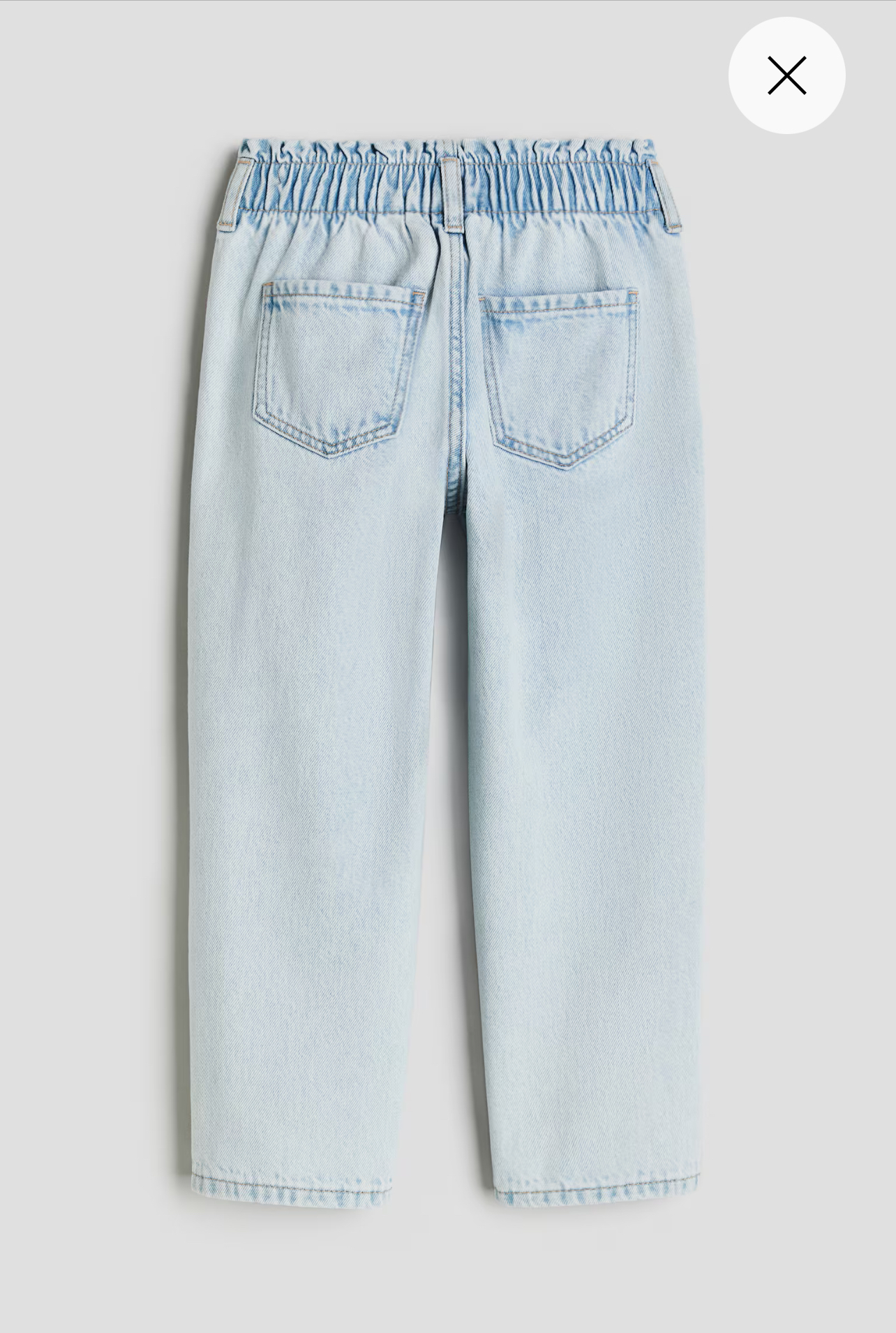 شلوار جینز دخترانه 27710 سایز 1.5 تا 12 سال کد 1 مارک H&M