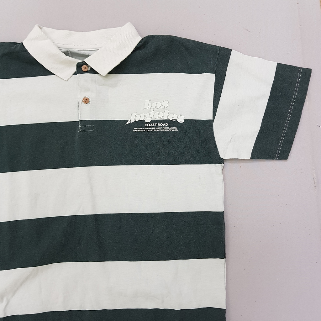 تی شرت یقه دار پسرانه 27870 سایز 6 تا 14 سال مارک ZARA   *