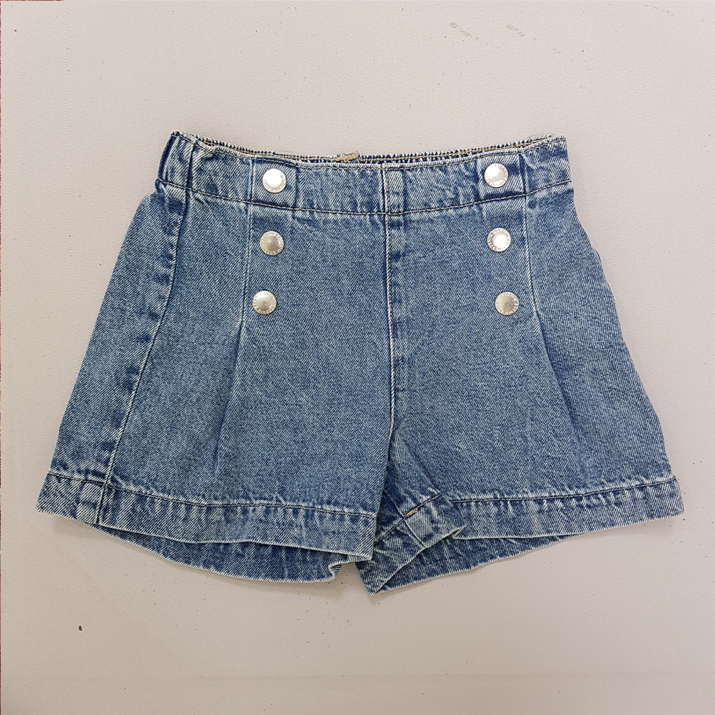 شلوارک جینز دخترانه 27917 سایز 3 تا 12 سال مارک H&M