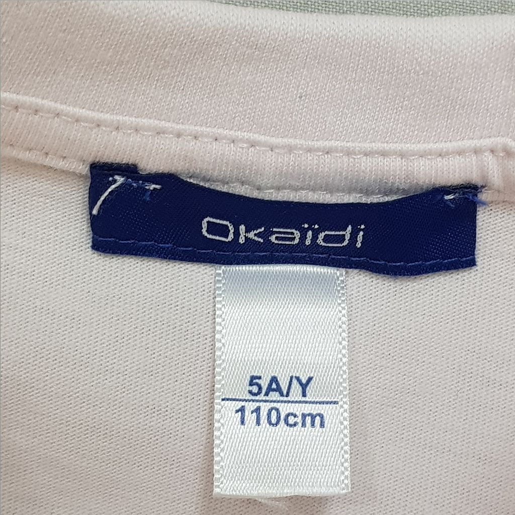 تی شرت دخترانه 27965 سایز 3 تا 14 سال کد 9 مارک OKAIDI
