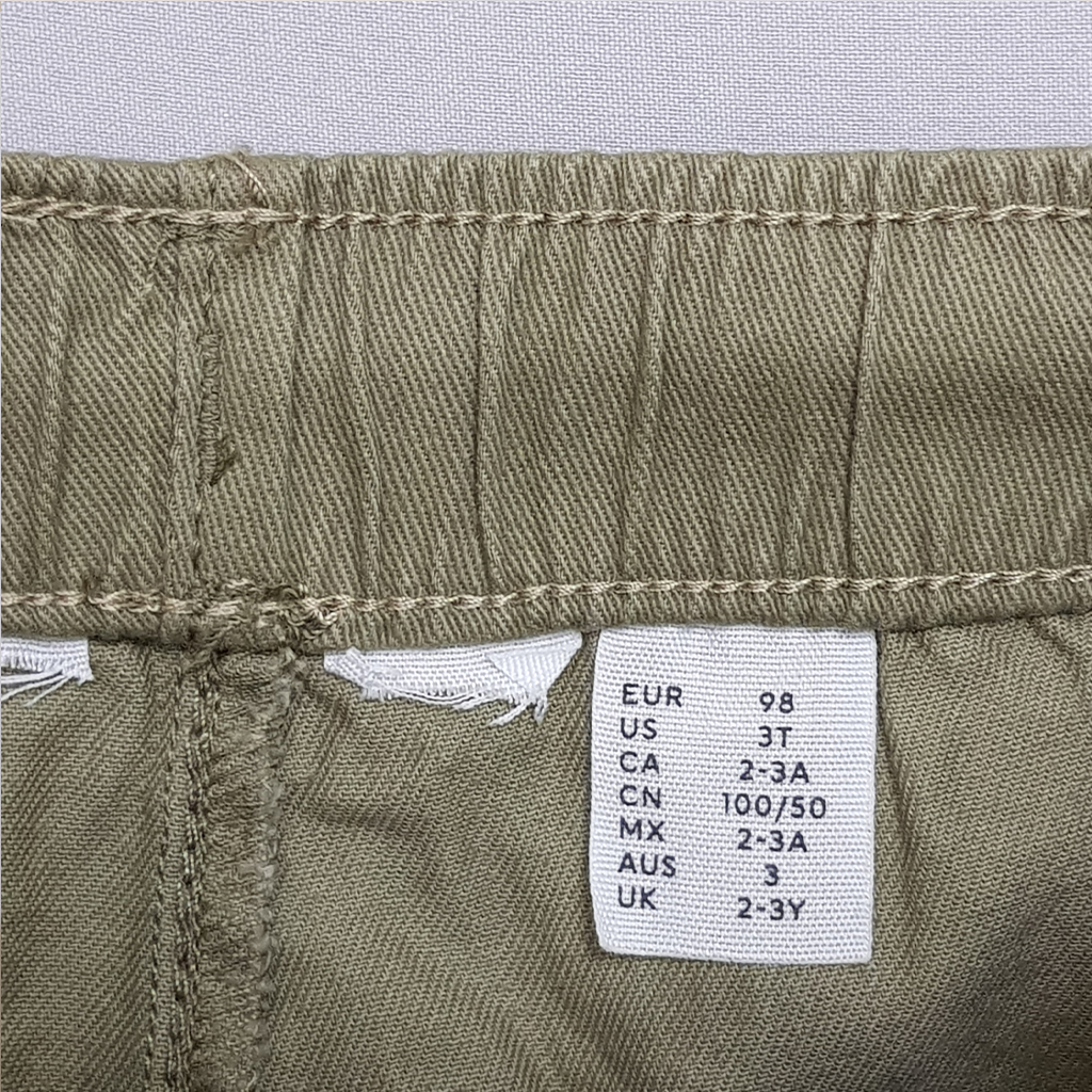 شلوار کتان پسرانه 27907 سایز 2 تا 10 سال کد 1 مارک H&M   *