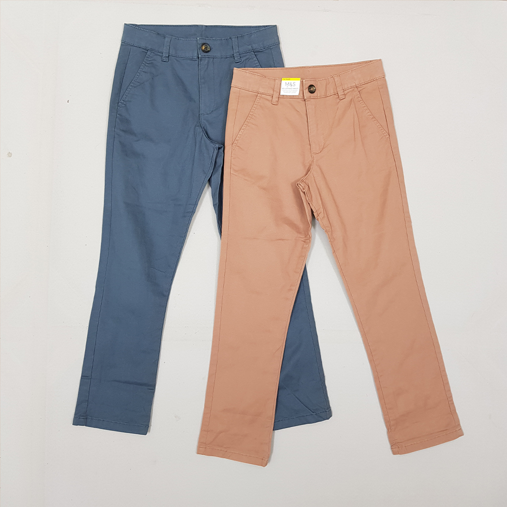 شلوار کتان پسرانه 27913 سایز 3 تا 16 سال مارک M&S   *