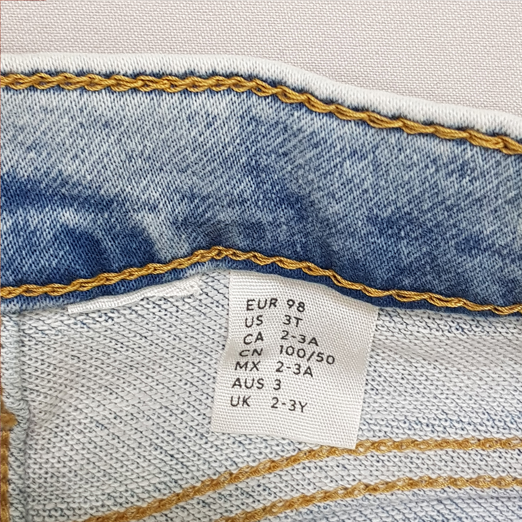 شلوار جینز پسرانه 27924 سایز 1.5 تا 10 سال مارک H&M   *