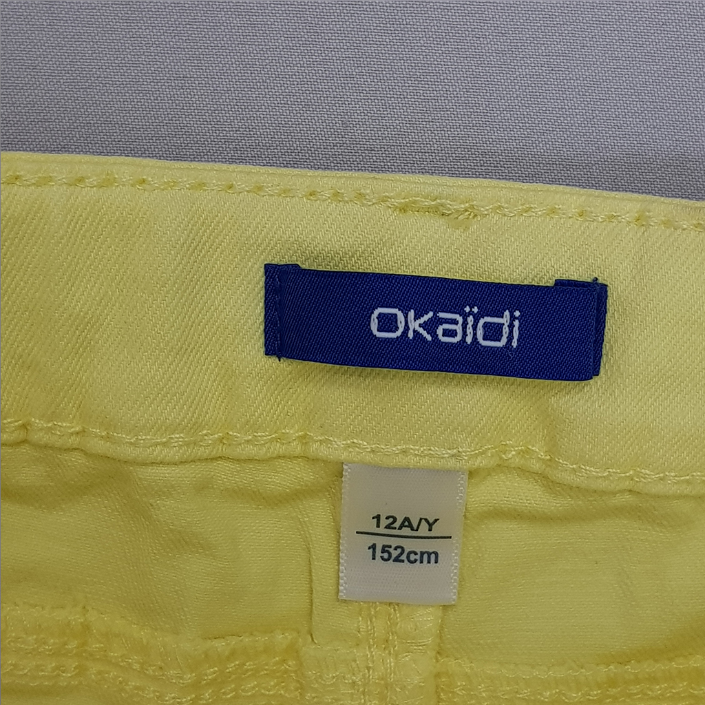 شلوارک جینز دخترانه 27983 سایز 3 تا 10 سال مارک OKAIDI