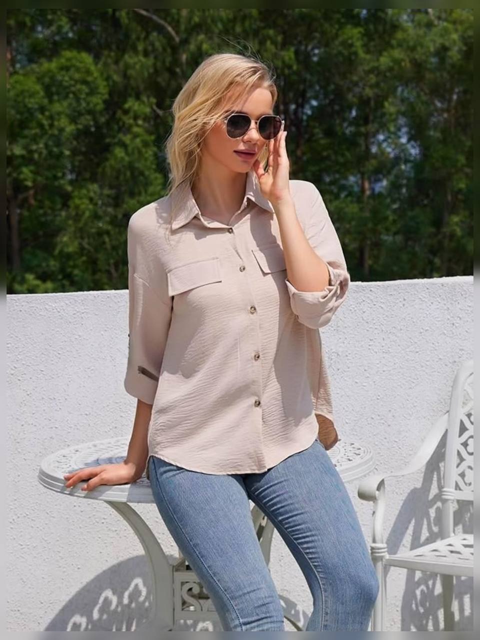 شومیز بهاره زنانه کد 417395