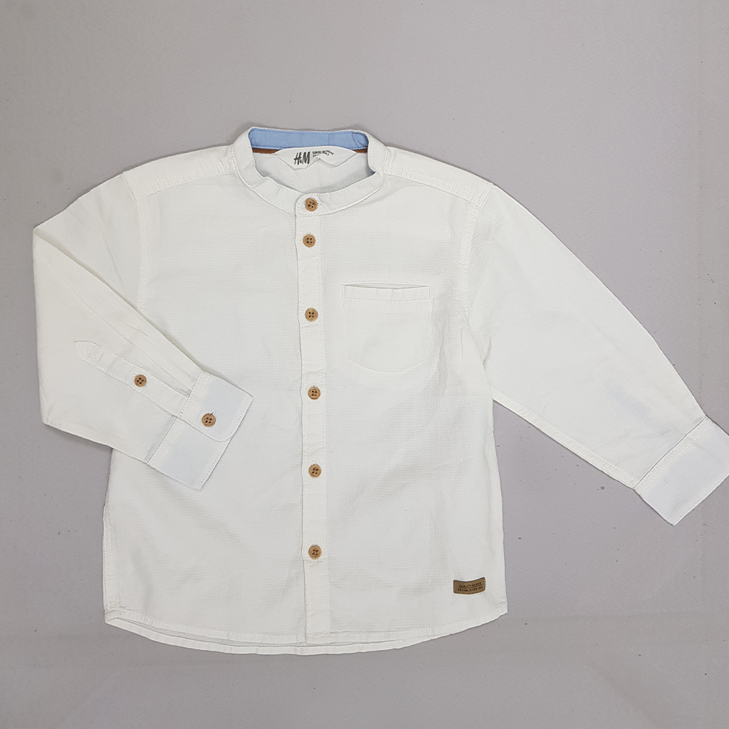 پیراهن پسرانه 27810 سایز 1.5 تا 8 سال مارک H&M