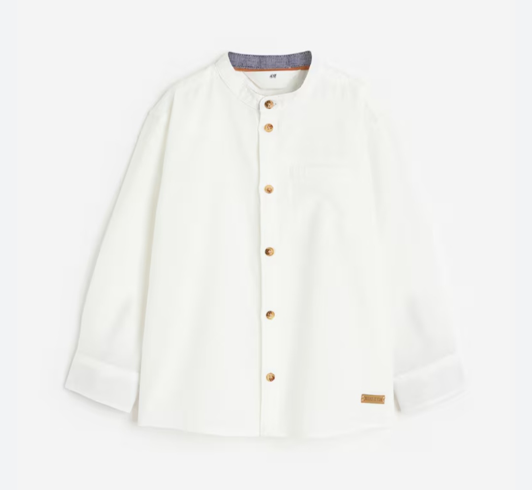 پیراهن پسرانه 27810 سایز 1.5 تا 8 سال مارک H&M