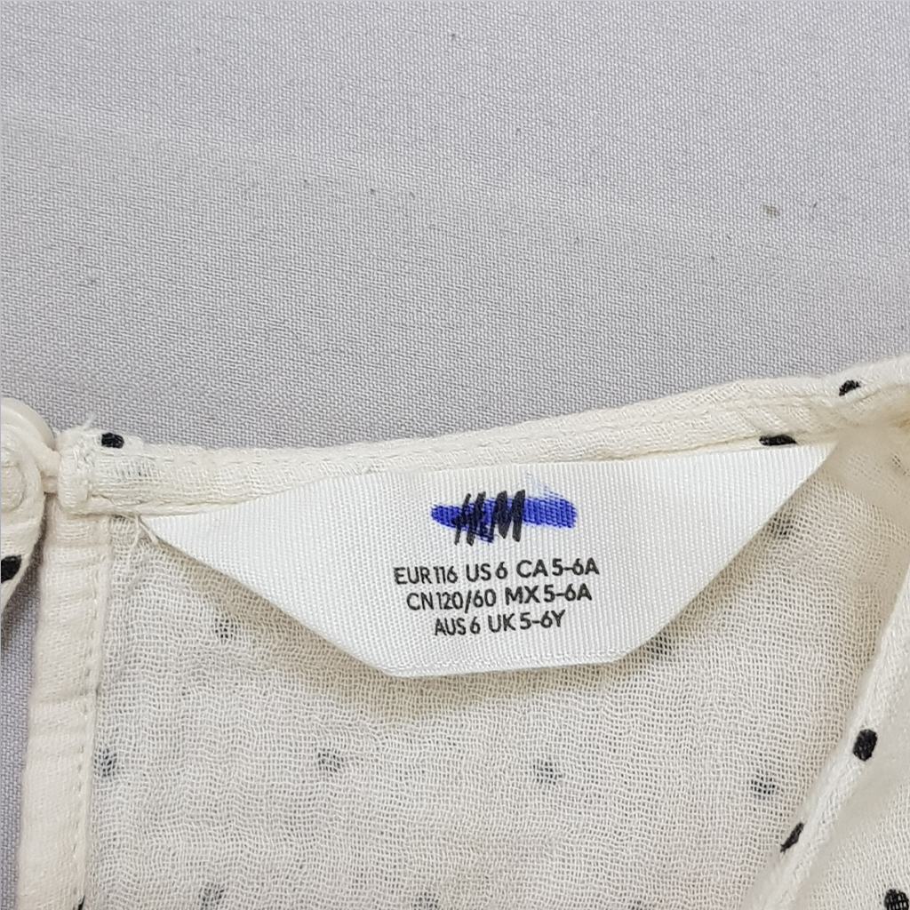 سارافون دخترانه 27745 سایز 1.5 تا 12 سال مارک H&M   *